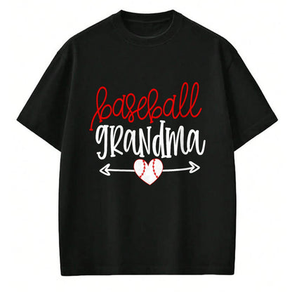 Best Grandma Shirt, Proud Grandma Unisex T-Shirt/Hoodie/Sweatshirt HLT00 - Baseball Grandma Shirt from Grandson Arrow Cute Heart Game T-Shirt