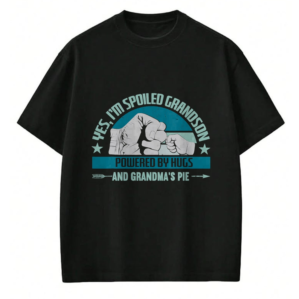 Best Grandma Shirt, Proud Grandma Unisex T-Shirt/Hoodie/Sweatshirt HLT00 - Favorite Spoiled Grandson T-Shirt