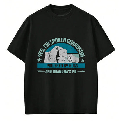 Best Grandma Shirt, Proud Grandma Unisex T-Shirt/Hoodie/Sweatshirt HLT00 - Favorite Spoiled Grandson T-Shirt