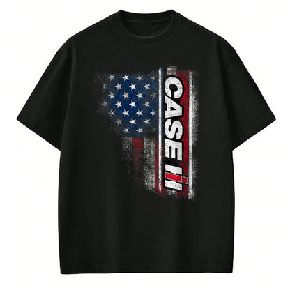 Best Farmer Life Shirt, Funny Farmer UnisexT-Shirt/Hoodie/Sweatshirt HLT00 - CASE IH - American Flag T-Shirt