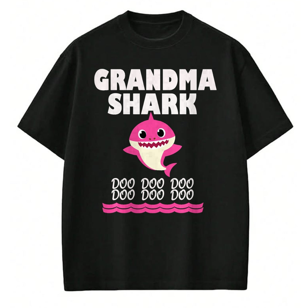Best Grandma Shirt, Proud Grandma Unisex T-Shirt/Hoodie/Sweatshirt HLT00 - Funny Grandma shark t-shirt gift for grandma tee T-Shirt