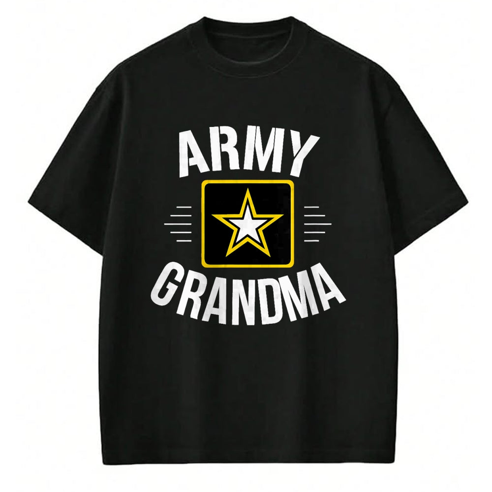 Best Grandma Shirt, Proud Grandma Unisex T-Shirt/Hoodie/Sweatshirt HLT00 - Army Grandma - T-Shirt