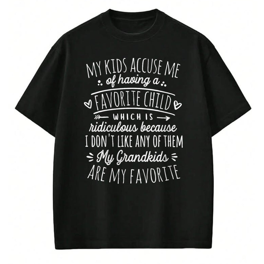 Best Grandma Shirt, Proud Grandma Unisex T-Shirt/Hoodie/Sweatshirt HLT00 - My Grandkids Are My Favorite Funny Grandmother Gifts Grandma T-Shirt
