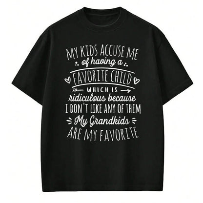 Best Grandma Shirt, Proud Grandma Unisex T-Shirt/Hoodie/Sweatshirt HLT00 - My Grandkids Are My Favorite Funny Grandmother Gifts Grandma T-Shirt