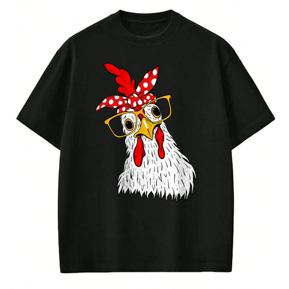 Best Farmer Life Shirt, Funny Farmer UnisexT-Shirt/Hoodie/Sweatshirt HLT00 - Chicken Bandana Girl - Poultry Owner Rancher Farmer Backyard T-Shirt