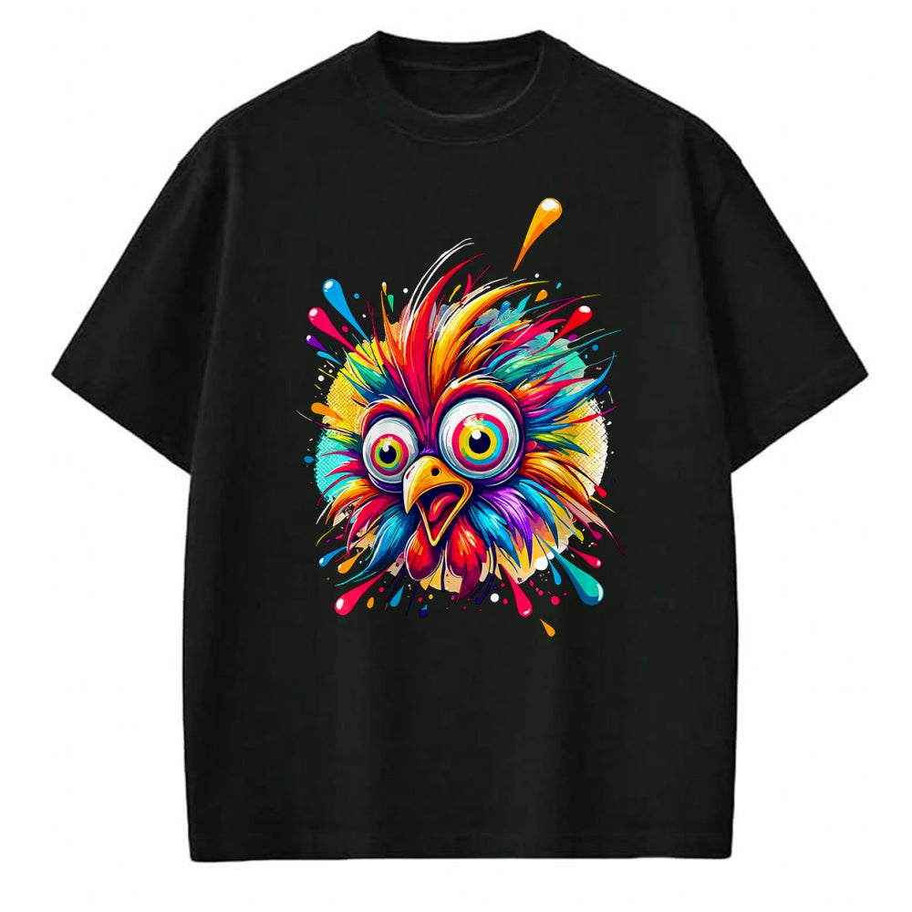Best Farmer Life Shirt, Funny Farmer UnisexT-Shirt/Hoodie/Sweatshirt HLT00 -Colorful Crazy Chicken Farmer T-Shirt