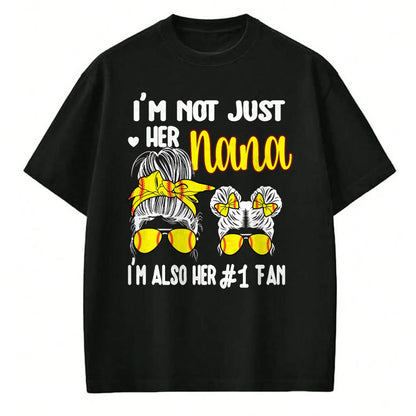 Best Grandma Shirt, Proud Grandma Unisex T-Shirt/Hoodie/Sweatshirt HLT00 - Softball Grandma Nana Granddaughter Softball Nana T-Shirt