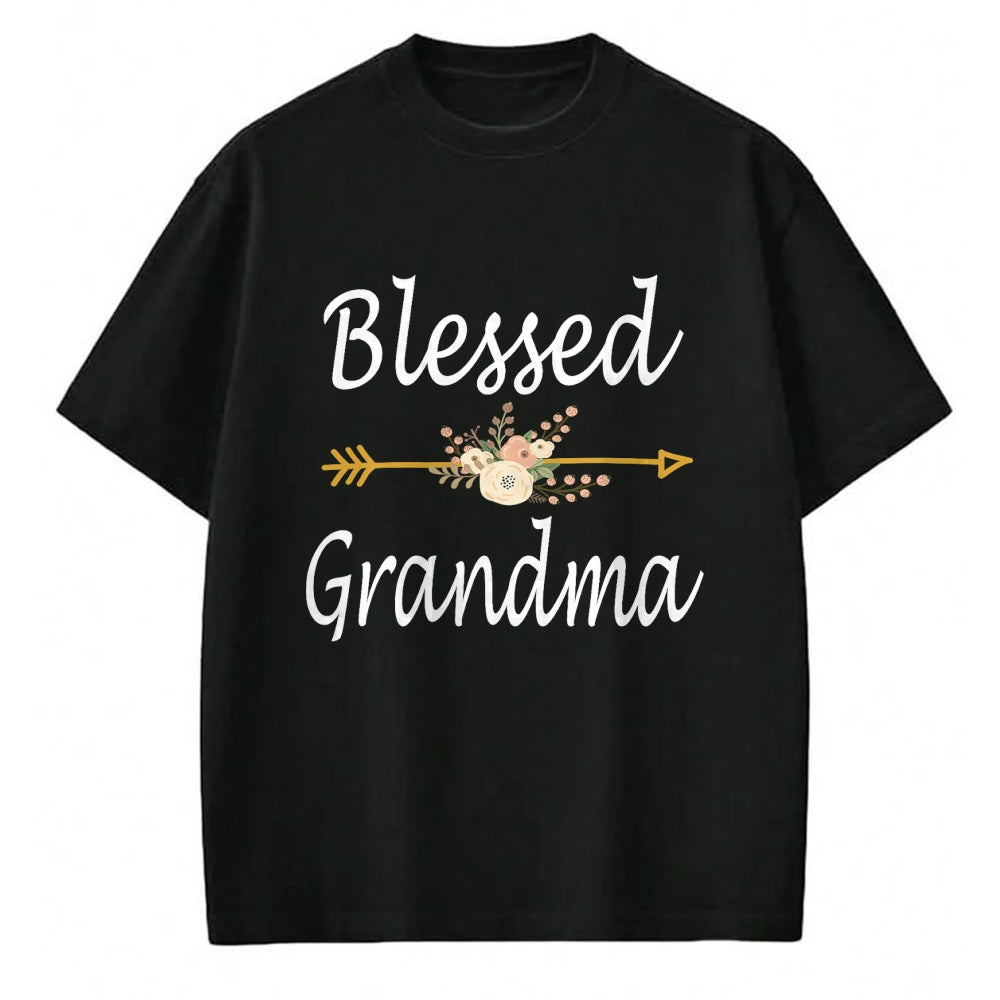 Best Grandma Shirt, Proud Grandma Unisex T-Shirt/Hoodie/Sweatshirt HLT00 - Blessed Grandma Shirt For Women Cute Mothers Day Gifts T-Shirt