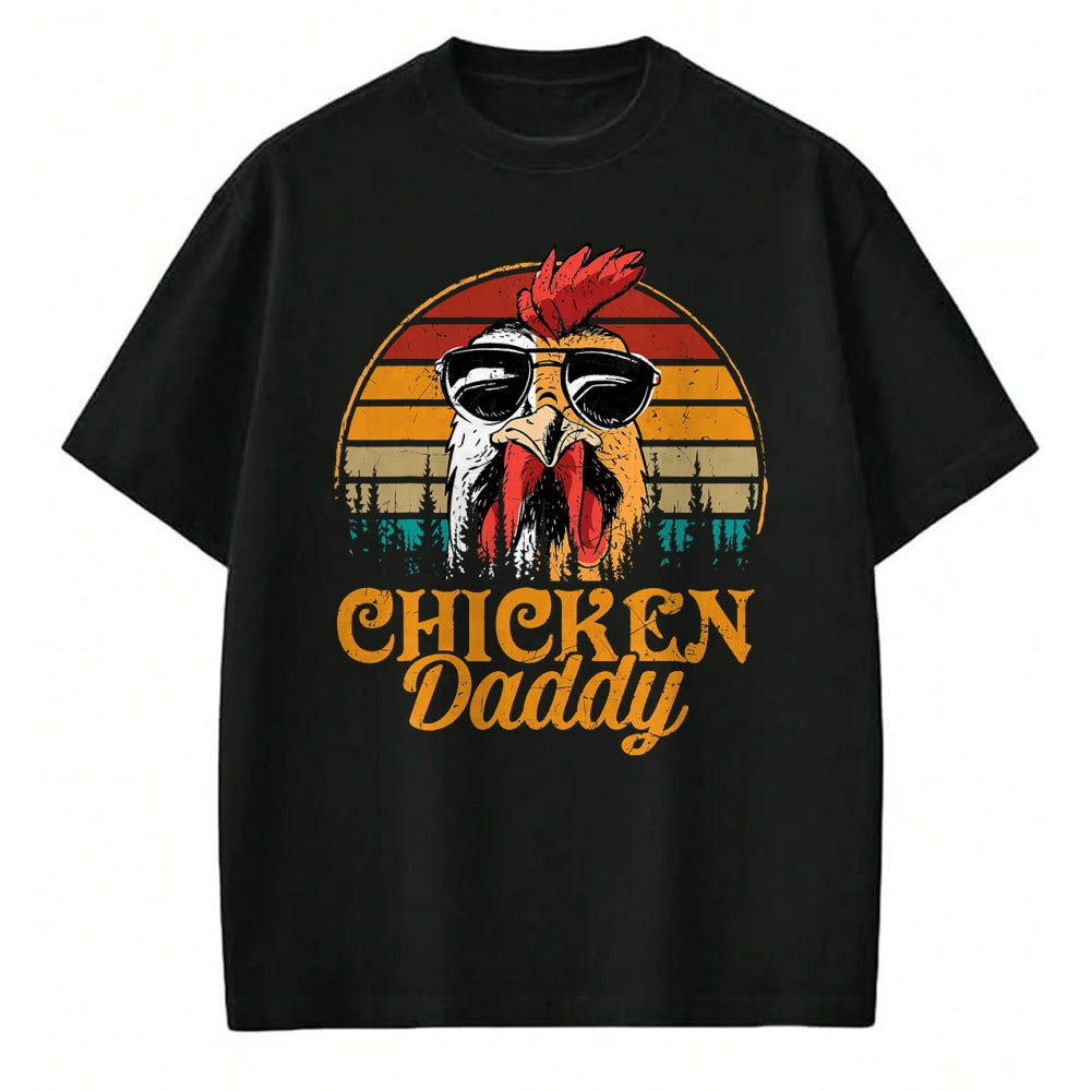 Best Farmer Life Shirt, Funny Farmer UnisexT-Shirt/Hoodie/Sweatshirt HLT00 - Chicken Daddy Vintage Poultry Farmer Funny Fathers Day Mens T-Shirt