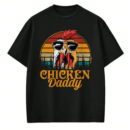 Best Farmer Life Shirt, Funny Farmer UnisexT-Shirt/Hoodie/Sweatshirt HLT00 - Chicken Daddy Vintage Poultry Farmer Funny Fathers Day Mens T-Shirt