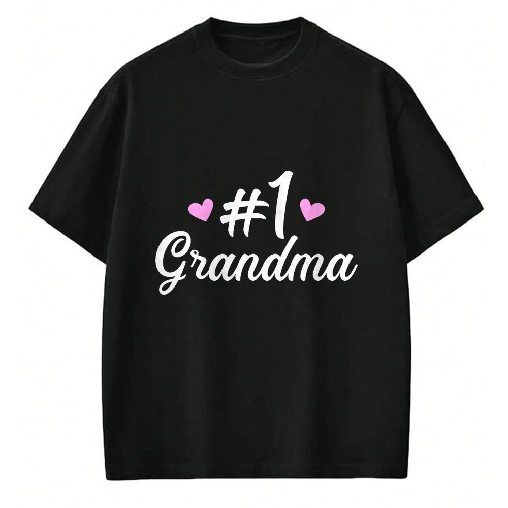 Best Grandma Shirt, Proud Grandma Unisex T-Shirt/Hoodie/Sweatshirt HLT00 - Number one No. 1 best grandma T-Shirt