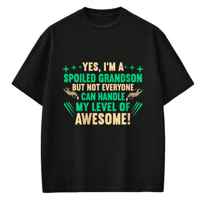Best Grandma Shirt, Proud Grandma Unisex T-Shirt/Hoodie/Sweatshirt HLT00 - Favorite Funny Grandparents Grandma Spoiled Grandson T-Shirt