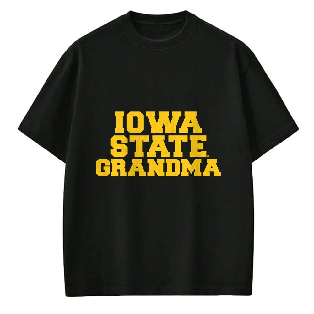 Best Grandma Shirt, Proud Grandma Unisex T-Shirt/Hoodie/Sweatshirt HLT00 - Iowa State University Cyclones Grandma T-Shirt