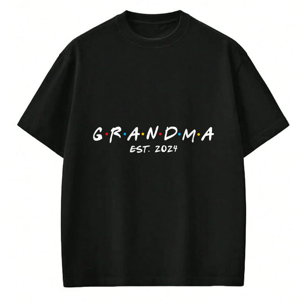 Best Grandma Shirt, Proud Grandma Unisex T-Shirt/Hoodie/Sweatshirt HLT00 - Soon to Be Grandma 2024 Gift Promoted to Grandma Est 2024 T-Shirt