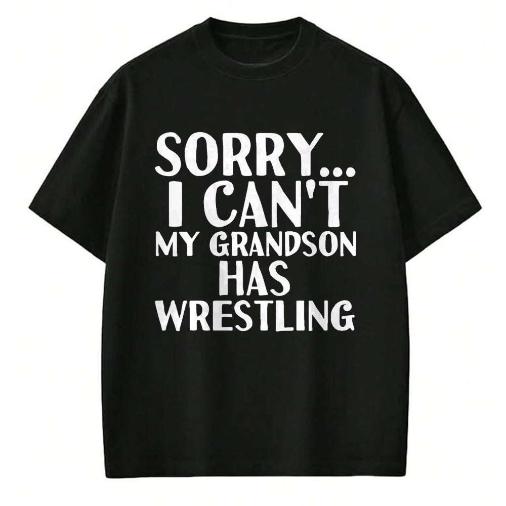 Best Grandma Shirt, Proud Grandma Unisex T-Shirt/Hoodie/Sweatshirt HLT00 - Grandpa Grandma  My Grandson Has Wrestling T-Shirt