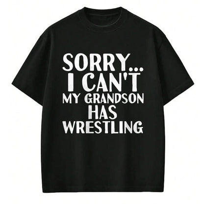 Best Grandma Shirt, Proud Grandma Unisex T-Shirt/Hoodie/Sweatshirt HLT00 - Grandpa Grandma  My Grandson Has Wrestling T-Shirt