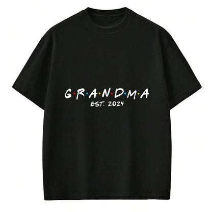 Best Grandma Shirt, Proud Grandma Unisex T-Shirt/Hoodie/Sweatshirt HLT00 - Soon to Be Grandma 2024 Gift Promoted to Grandma Est 2024 T-Shirt (1)