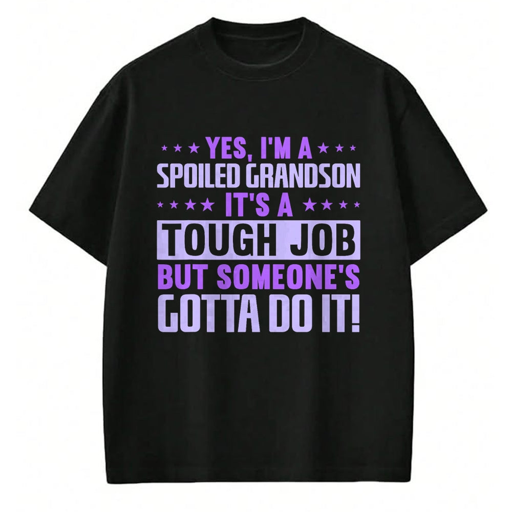 Best Grandma Shirt, Proud Grandma Unisex T-Shirt/Hoodie/Sweatshirt HLT00 - Grandparents Grandma Spoiled Grandson T-Shirt