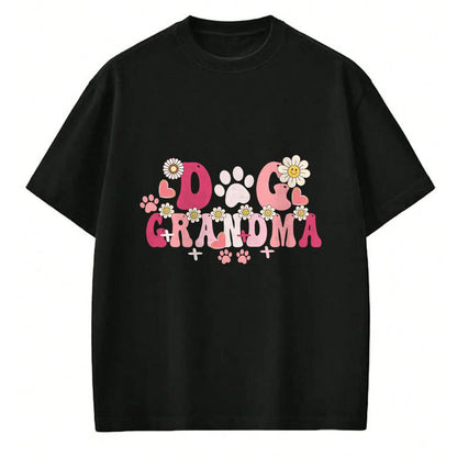 Best Grandma Shirt, Proud Grandma Unisex T-Shirt/Hoodie/Sweatshirt HLT00 - Groovy Dog Grandma Owner Mama Grandma Dog Lovers T-Shirt