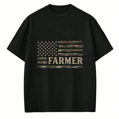 Best Farmer Life Shirt, Funny Farmer UnisexT-Shirt/Hoodie/Sweatshirt HLT00 - Camo Farmer Camourflage USA Flag Fathers Day Farm Owner T-Shirt