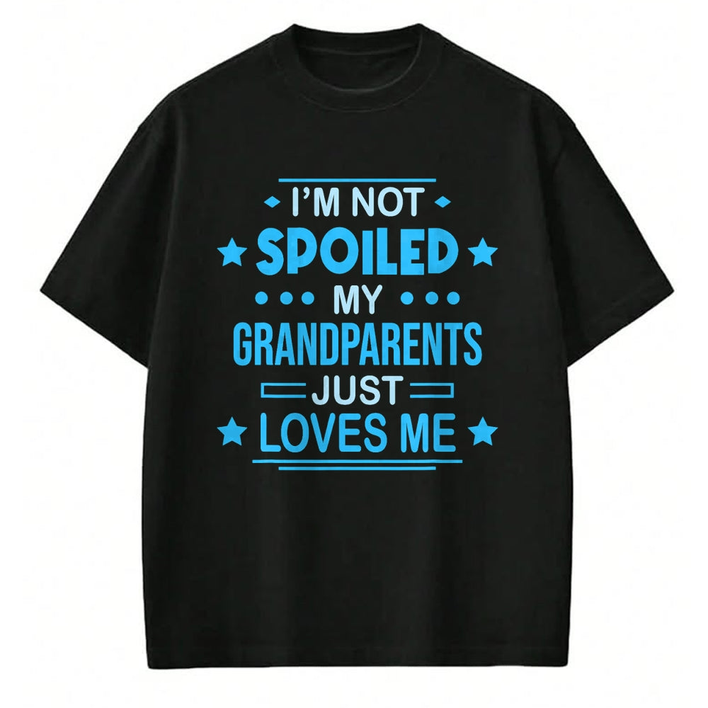 Best Grandma Shirt, Proud Grandma Unisex T-Shirt/Hoodie/Sweatshirt HLT00 - Spoiled Grandson Grandpa T-Shirt