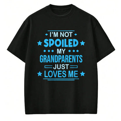 Best Grandma Shirt, Proud Grandma Unisex T-Shirt/Hoodie/Sweatshirt HLT00 - Spoiled Grandson Grandpa T-Shirt