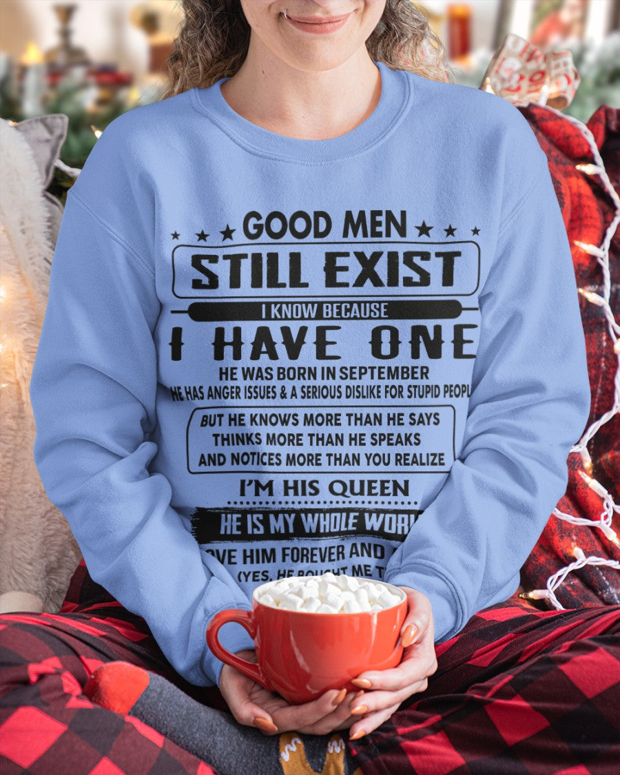 September - Good men Still Exist - gift for your girlfriend, wife from Husband - LUNA09 (SKU-GM-09)