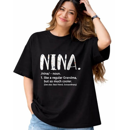 Best Grandma Shirt, Proud Grandma Unisex T-Shirt/Hoodie/Sweatshirt HLT00 - Nina Shirts for Women Mothers Day idea Cute Grandma Nina T-Shirt