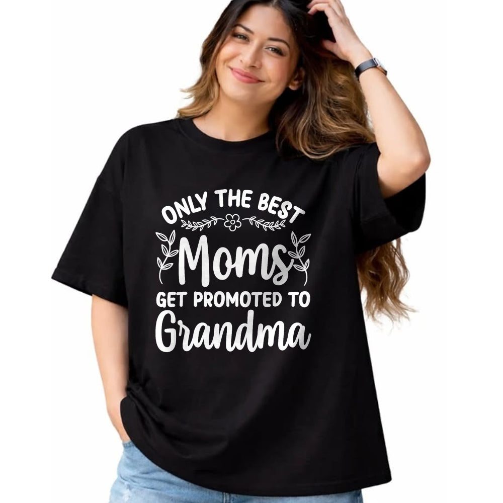 Best Grandma Shirt, Proud Grandma Unisex T-Shirt/Hoodie/Sweatshirt HLT00 - Grandma Art For Women Mom Promoted To Grandmother Grandma T-Shirt