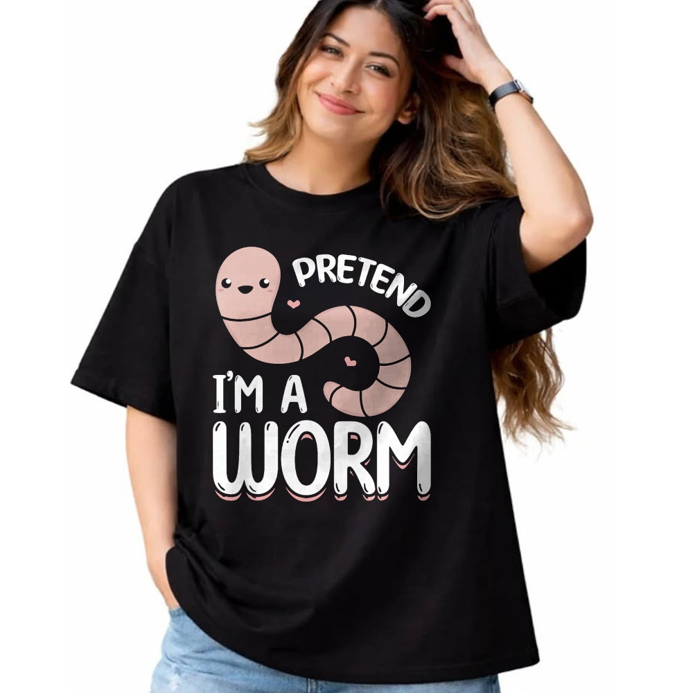 Best Farmer Life Shirt, Funny Farmer UnisexT-Shirt/Hoodie/Sweatshirt HLT00 - Compost Worms Worm Farmer Unisex-Adults Worm Lover Pretend I'm A Worm T-Shirt