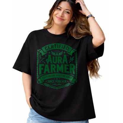 Best Farmer Life Shirt, Funny Farmer UnisexT-Shirt/Hoodie/Sweatshirt HLT00 - Certified Aura Farmer Positive Vibes Funny T-Shirt