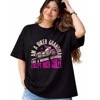 Best Grandma Shirt, Proud Grandma Unisex T-Shirt/Hoodie/Sweatshirt HLT00 - I Am A Biker Grandma Motorcyle Quote For Women T-Shirt