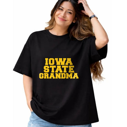 Best Grandma Shirt, Proud Grandma Unisex T-Shirt/Hoodie/Sweatshirt HLT00 - Iowa State University Cyclones Grandma T-Shirt