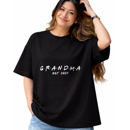 Best Grandma Shirt, Proud Grandma Unisex T-Shirt/Hoodie/Sweatshirt HLT00 - Soon to Be Grandma 2024 Gift Promoted to Grandma Est 2024 T-Shirt