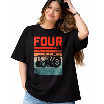 Best Farmer Life Shirt, Funny Farmer UnisexT-Shirt/Hoodie/Sweatshirt HLT00 - 4 Year Old Shirt 4th Birthday Tractor Farmer Boys Girls Kid T-Shirt