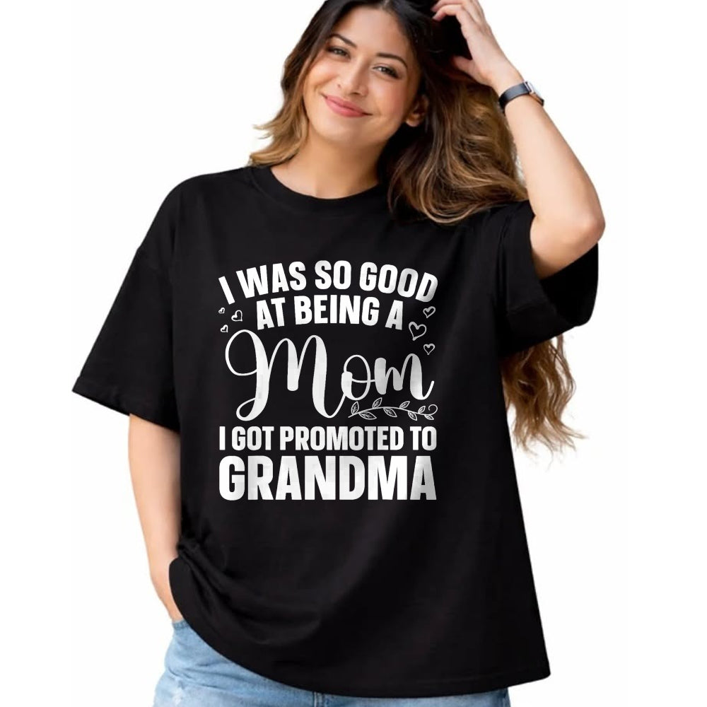 Best Grandma Shirt, Proud Grandma Unisex T-Shirt/Hoodie/Sweatshirt HLT00 - Grandma Art For Mom Women Grandmother Promoted To Grandma T-Shirt