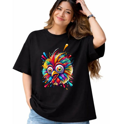 Best Farmer Life Shirt, Funny Farmer UnisexT-Shirt/Hoodie/Sweatshirt HLT00 -Colorful Crazy Chicken Farmer T-Shirt