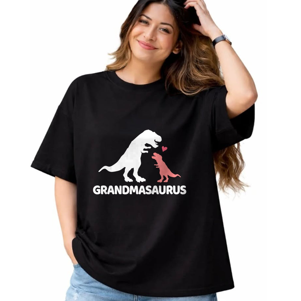 Best Grandma Shirt, Proud Grandma Unisex T-Shirt/Hoodie/Sweatshirt HLT00 - Grandmasaurus grandma dinosaur T-Shirt (1)
