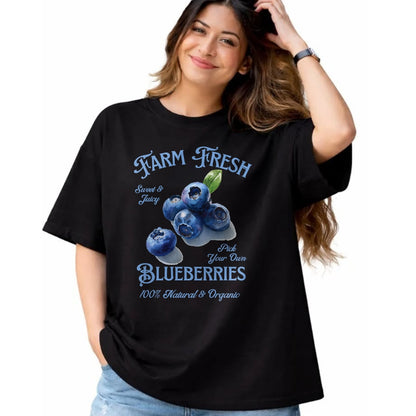 Best Farmer Life Shirt, Funny Farmer UnisexT-Shirt/Hoodie/Sweatshirt HLT00 - Blueberries T-Shirt