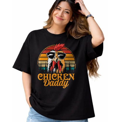 Best Farmer Life Shirt, Funny Farmer UnisexT-Shirt/Hoodie/Sweatshirt HLT00 - Chicken Daddy Vintage Poultry Farmer Funny Fathers Day Mens T-Shirt