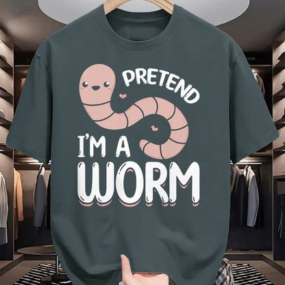 Best Farmer Life Shirt, Funny Farmer UnisexT-Shirt/Hoodie/Sweatshirt HLT00 - Compost Worms Worm Farmer Unisex-Adults Worm Lover Pretend I'm A Worm T-Shirt