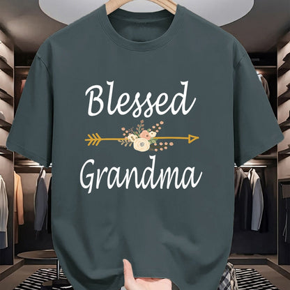 Best Grandma Shirt, Proud Grandma Unisex T-Shirt/Hoodie/Sweatshirt HLT00 - Blessed Grandma Shirt For Women Cute Mothers Day Gifts T-Shirt