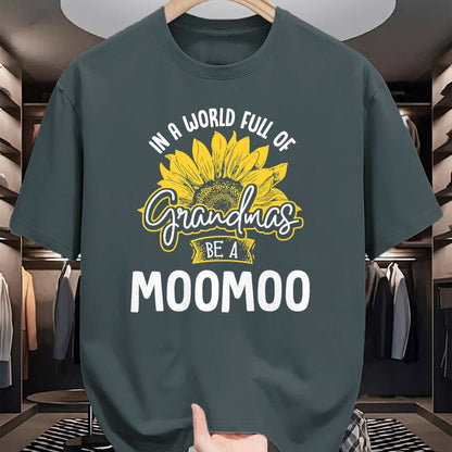 Best Grandma Shirt, Proud Grandma Unisex T-Shirt/Hoodie/Sweatshirt HLT00 - Funny World Full of Grandmas be a Moomoo Gift Shirt T-Shirt