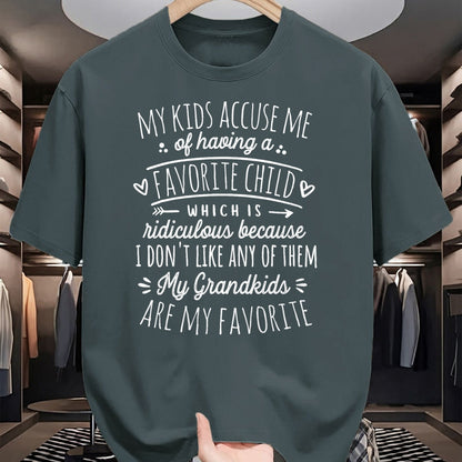 Best Grandma Shirt, Proud Grandma Unisex T-Shirt/Hoodie/Sweatshirt HLT00 - My Grandkids Are My Favorite Funny Grandmother Gifts Grandma T-Shirt