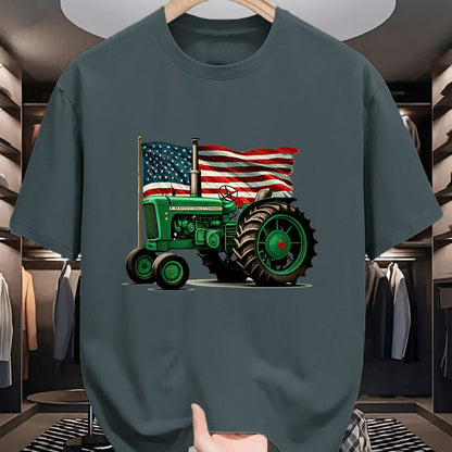 Best Farmer Life Shirt, Funny Farmer UnisexT-Shirt/Hoodie/Sweatshirt HLT00 - Agriculture Farm Tractor USA Flag Tractor American Farm USA T-Shirt