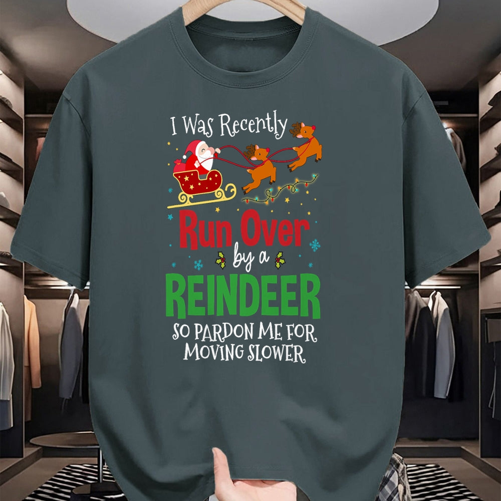 Best Grandma Shirt, Proud Grandma Unisex T-Shirt/Hoodie/Sweatshirt HLT00 - Grandma Got Run Over By A Reindeer Png T-Shirt