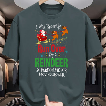 Best Grandma Shirt, Proud Grandma Unisex T-Shirt/Hoodie/Sweatshirt HLT00 - Grandma Got Run Over By A Reindeer Png T-Shirt