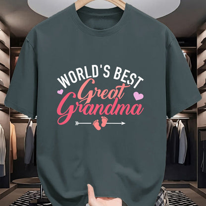 Best Grandma Shirt, Proud Grandma Unisex T-Shirt/Hoodie/Sweatshirt HLT00 - World's best great grandma T-Shirt