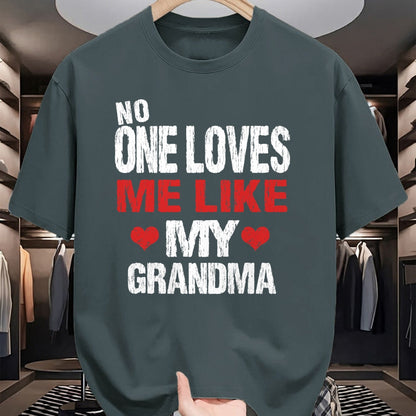 Best Grandma Shirt, Proud Grandma Unisex T-Shirt/Hoodie/Sweatshirt HLT00 - No One Loves Me Like My Grandma (Grandmother Shirt) T-Shirt