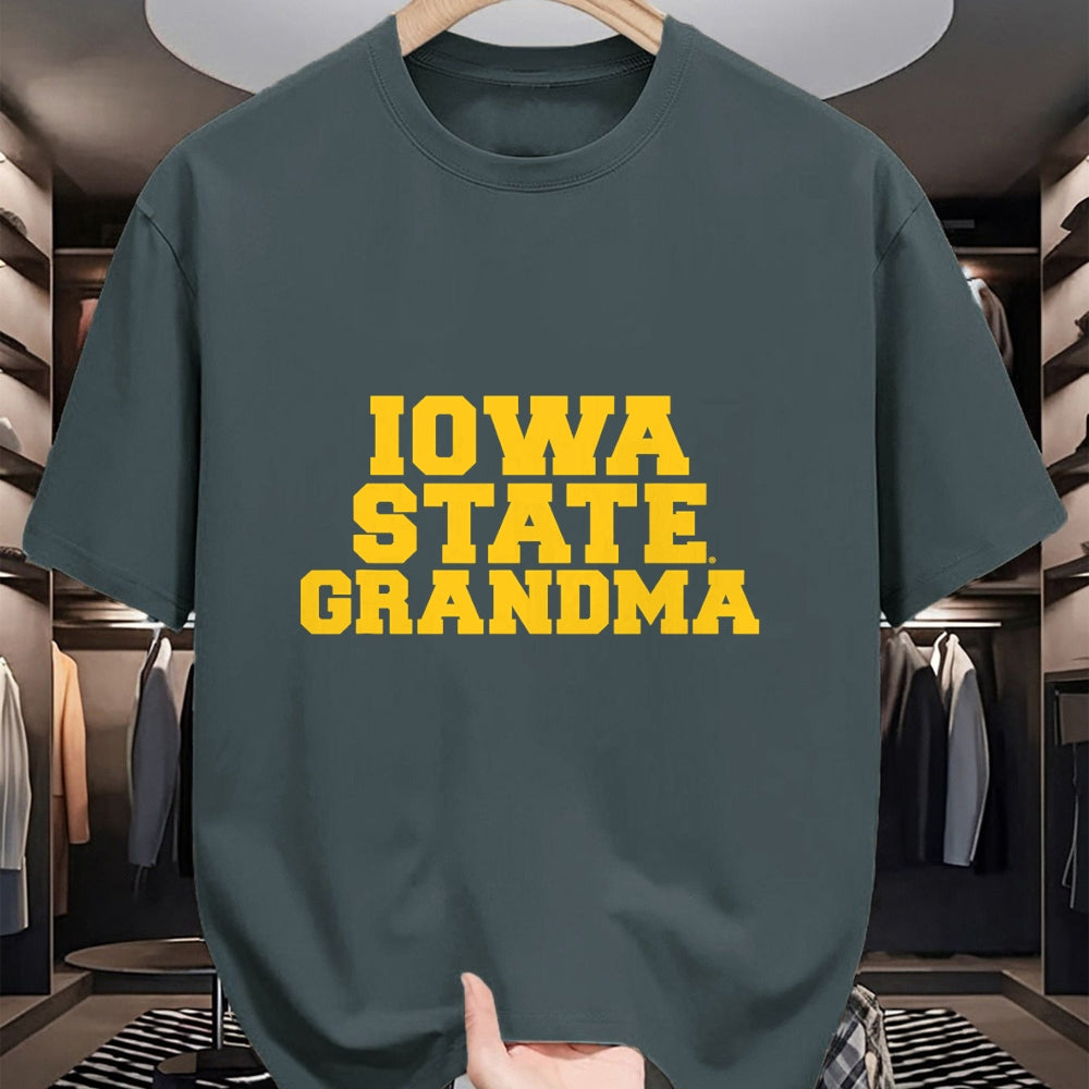 Best Grandma Shirt, Proud Grandma Unisex T-Shirt/Hoodie/Sweatshirt HLT00 - Iowa State University Cyclones Grandma T-Shirt